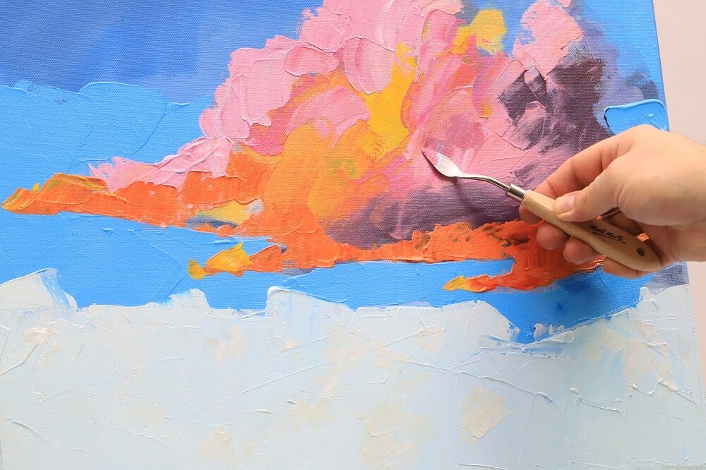 There are Palette Knives, and Then There are Painting Knives