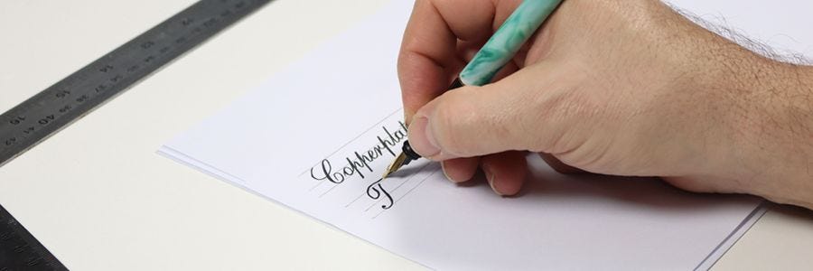How to Use a Calligraphy Pen
