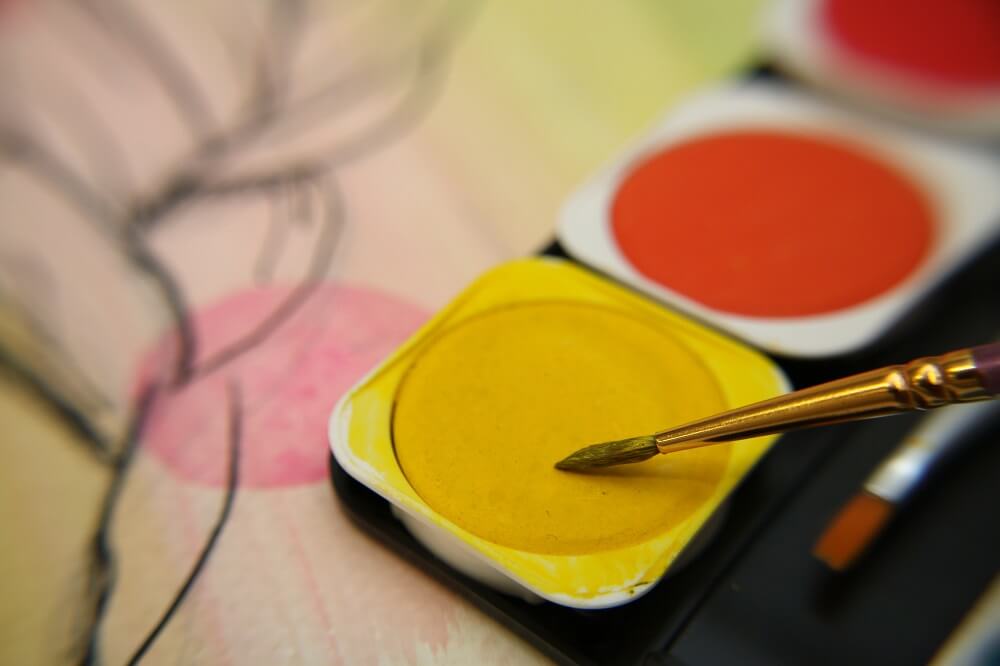 Paint Pallet Set of 8 Paint Trays, Round Washable Paint Palette for Canvas  Paint