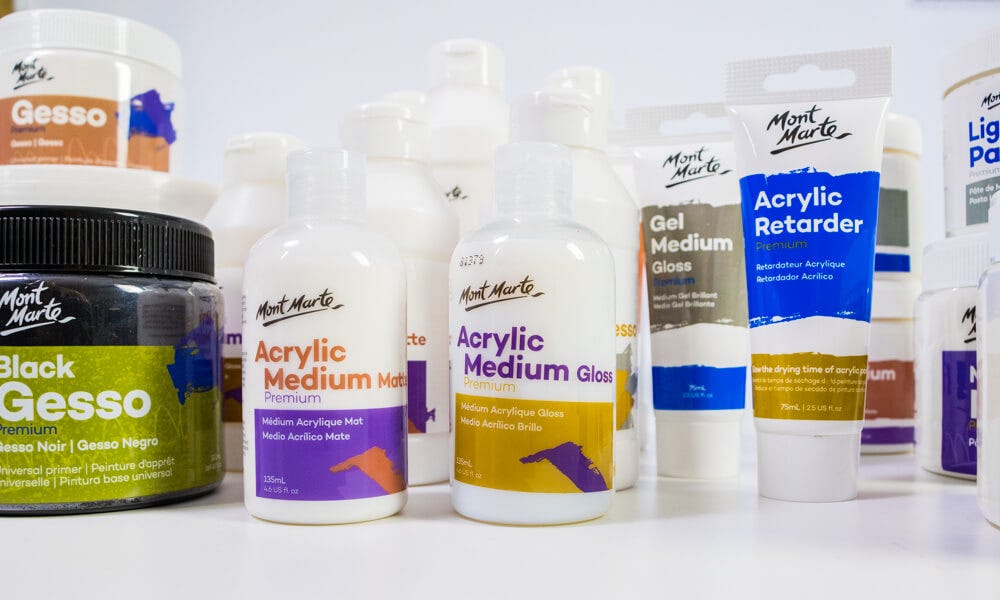 Artist's Guide to Acrylic Mediums as Collage Adhesive 