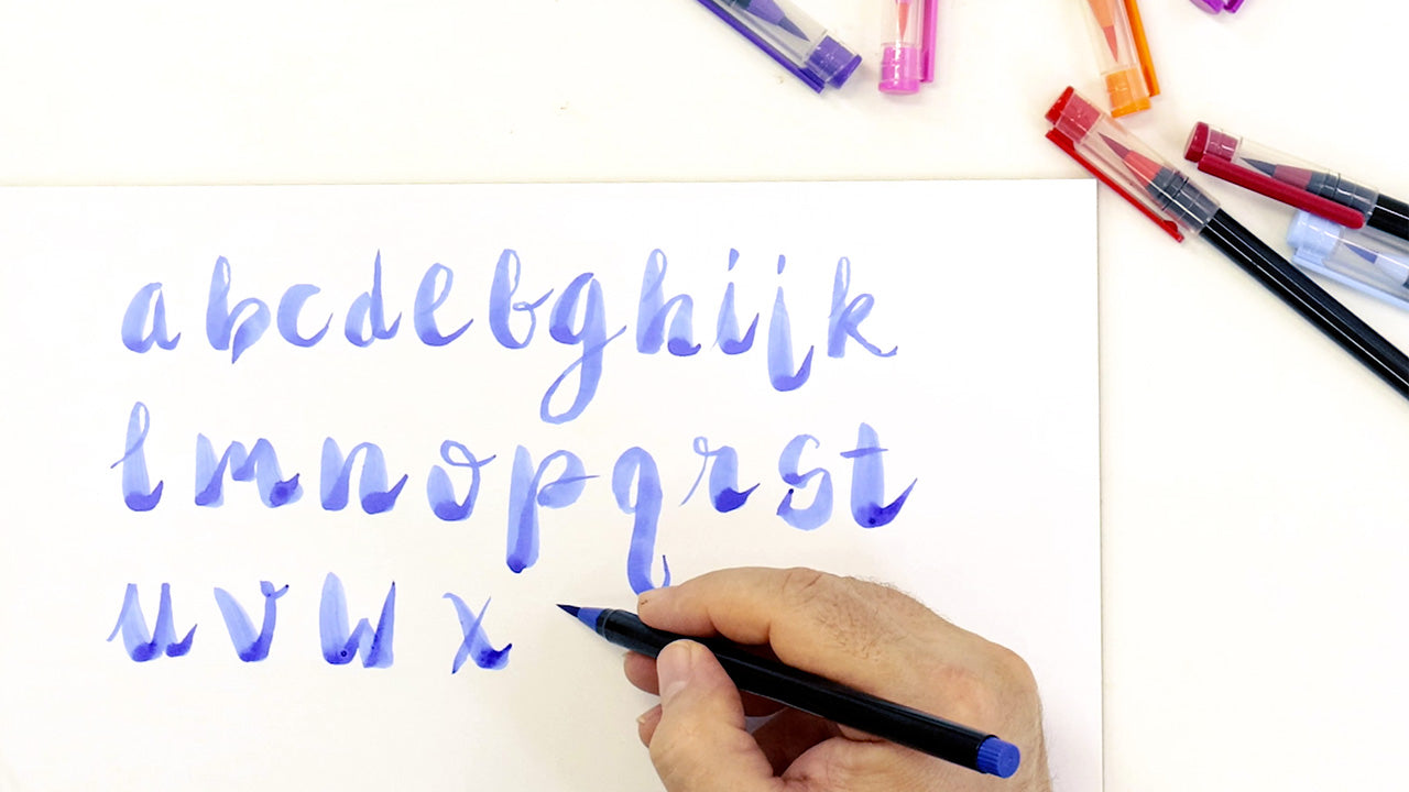 How to: use brush pens – Mont Marte Global