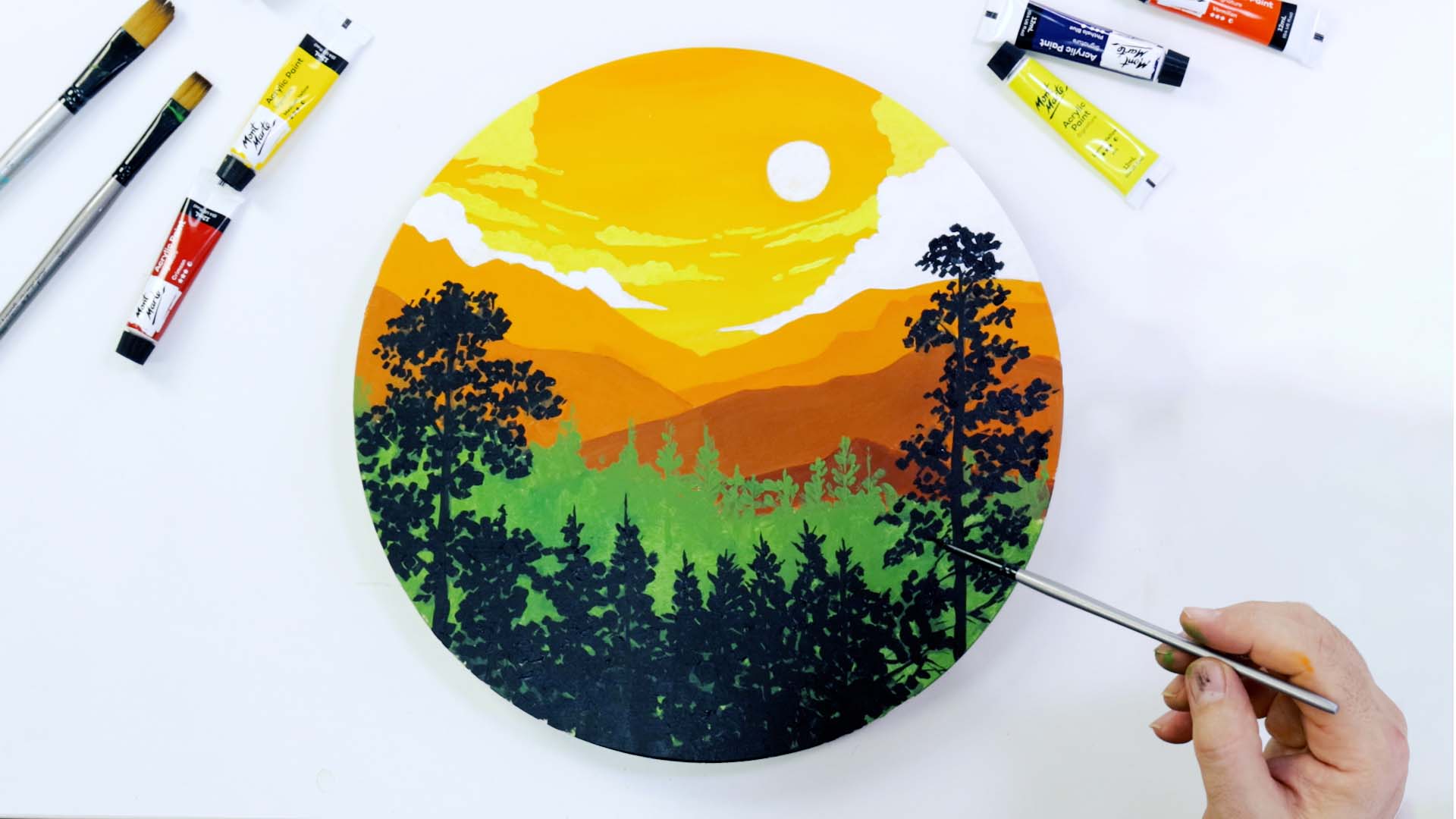 Paint an easy landscape with acrylics – Mont Marte Global