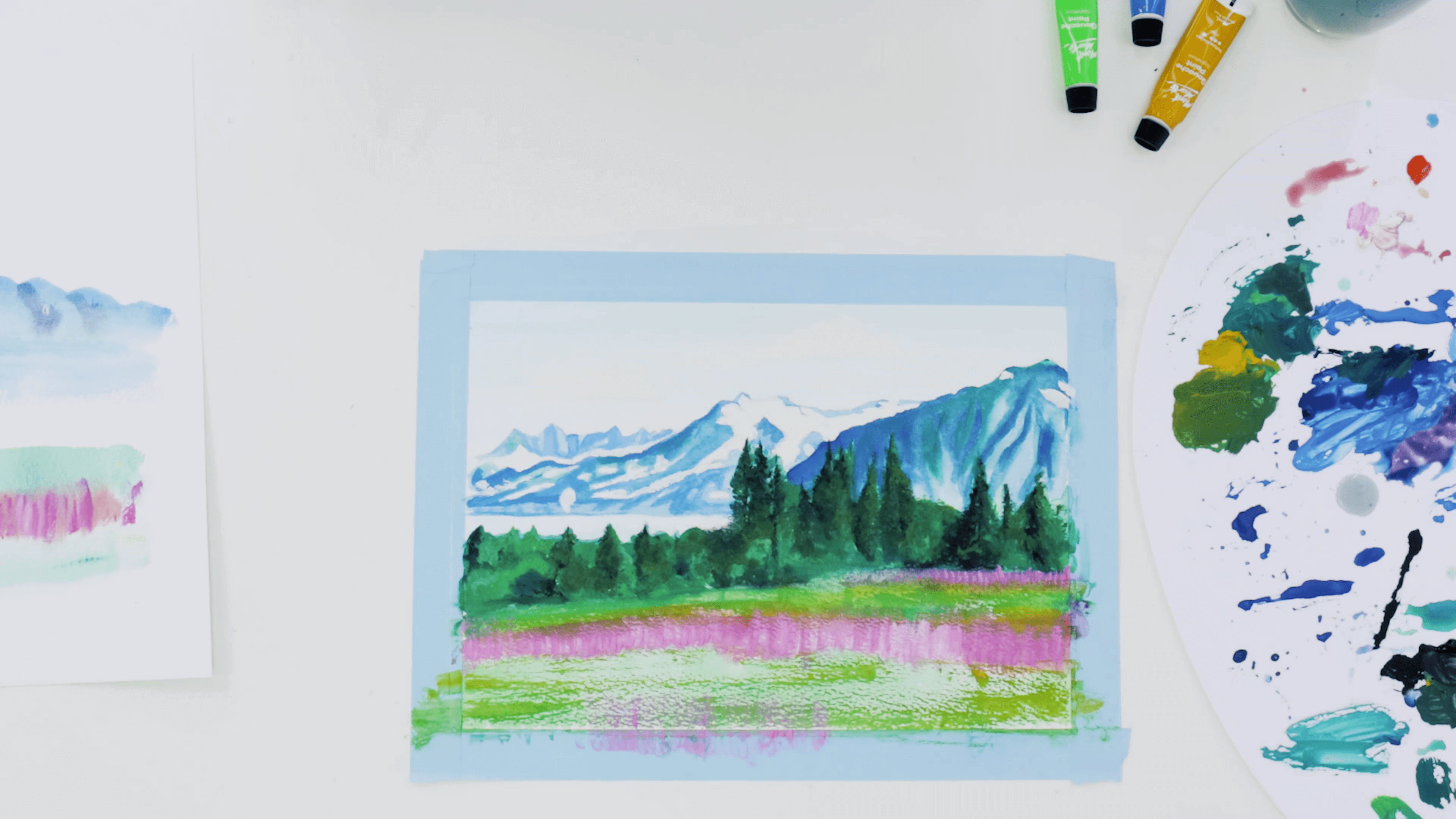 The Difference Between Watercolor, Gouache, and Poster Color Paints