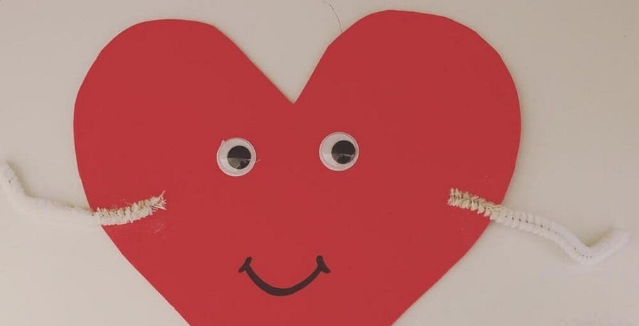 Children's art ideas online for valentines day