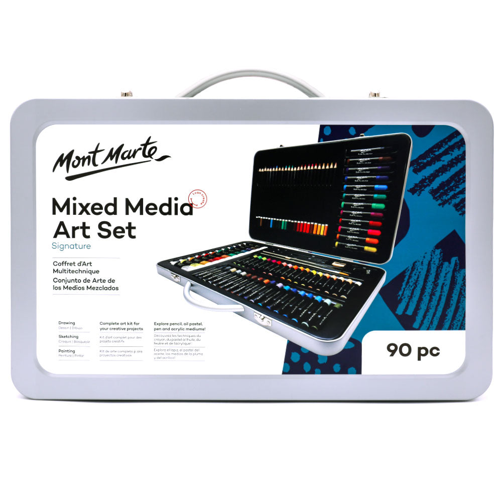 Mixed Media Art Set Signature 90pc – Mont Marte Global