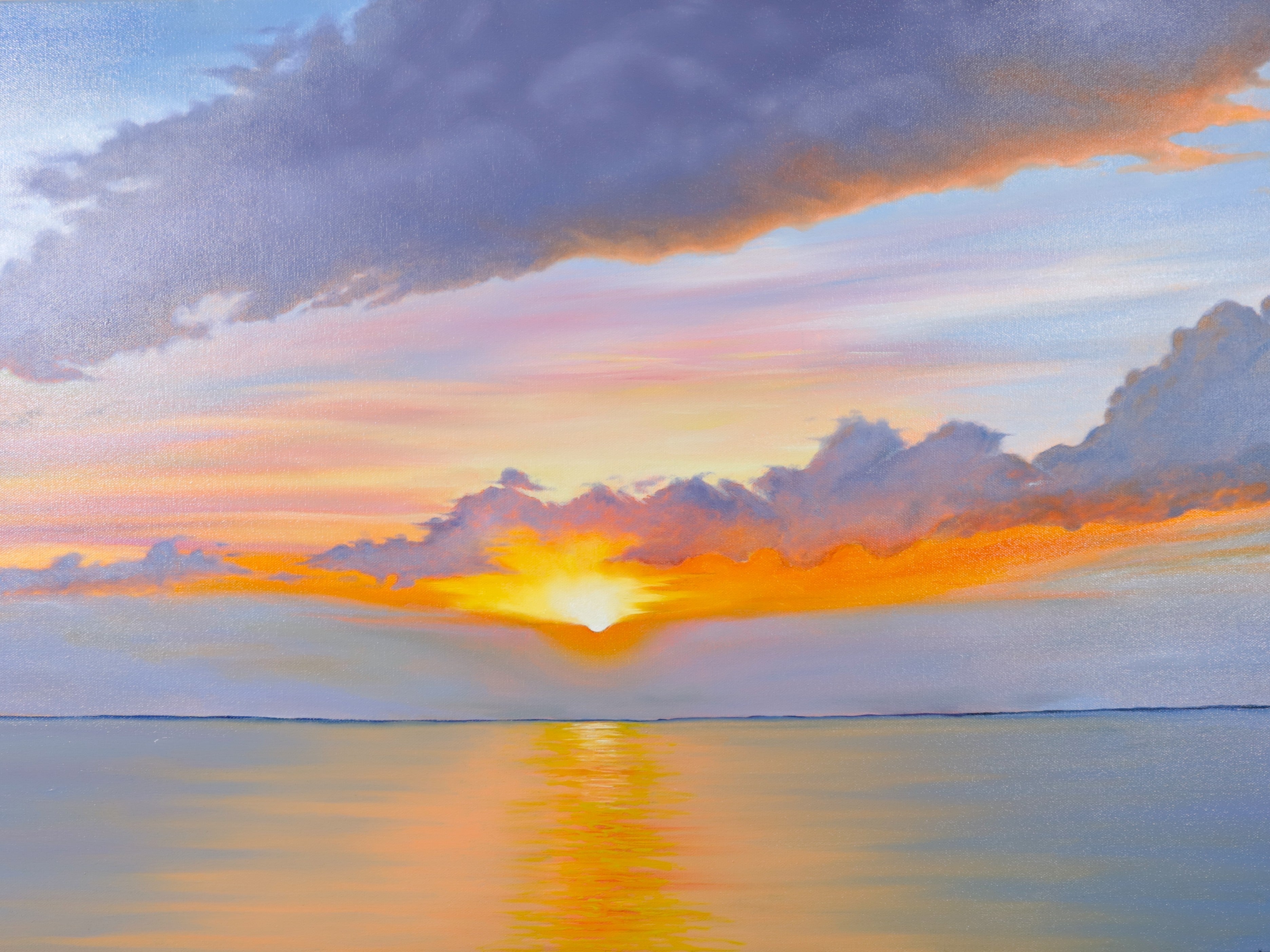 Guide to how to paint a sunset