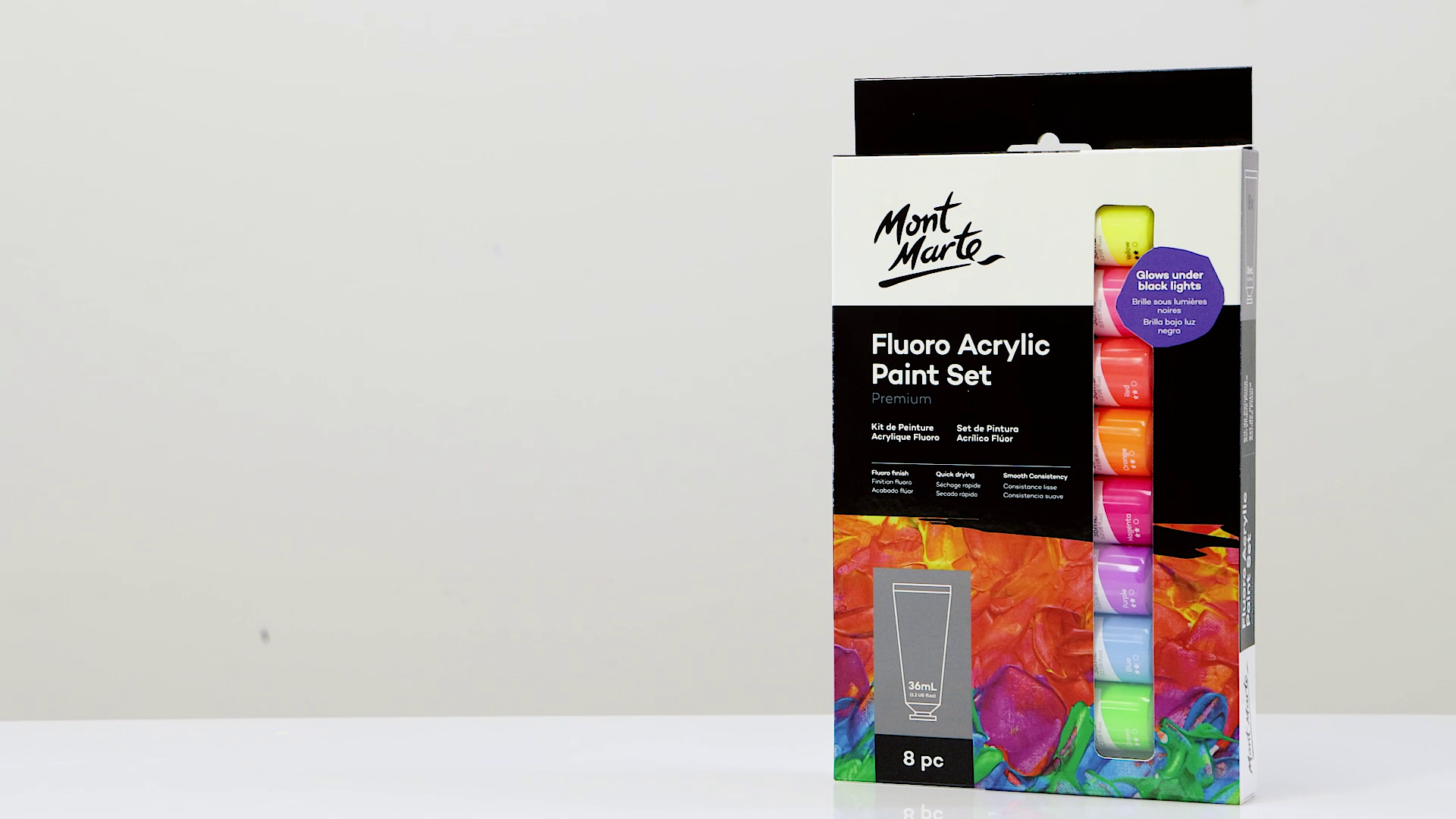 Fluoro Acrylic Paint Set Demo – Mont Marte Global