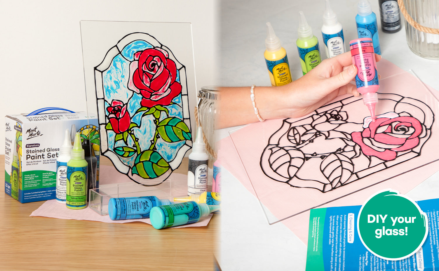 <p><strong>Stained glass</strong><br/>paint set</p>