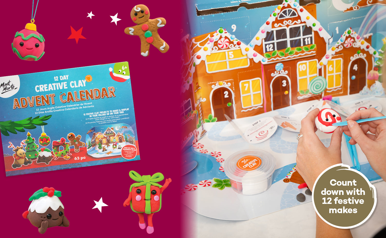 <p>Creative Clay<br/><strong>Advent Calendar</strong></p>