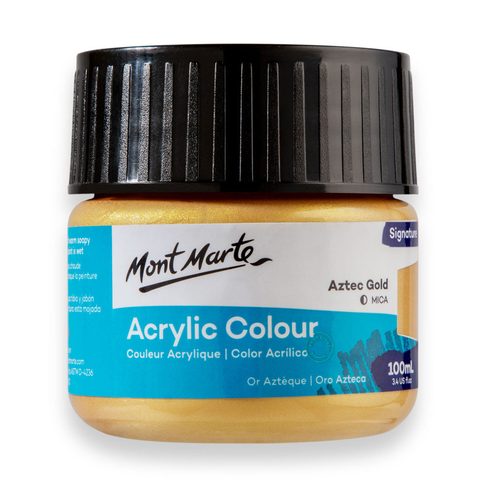 Mont Marte Acrylic Colour Paint Signature 100ml (3.4 US fl.oz