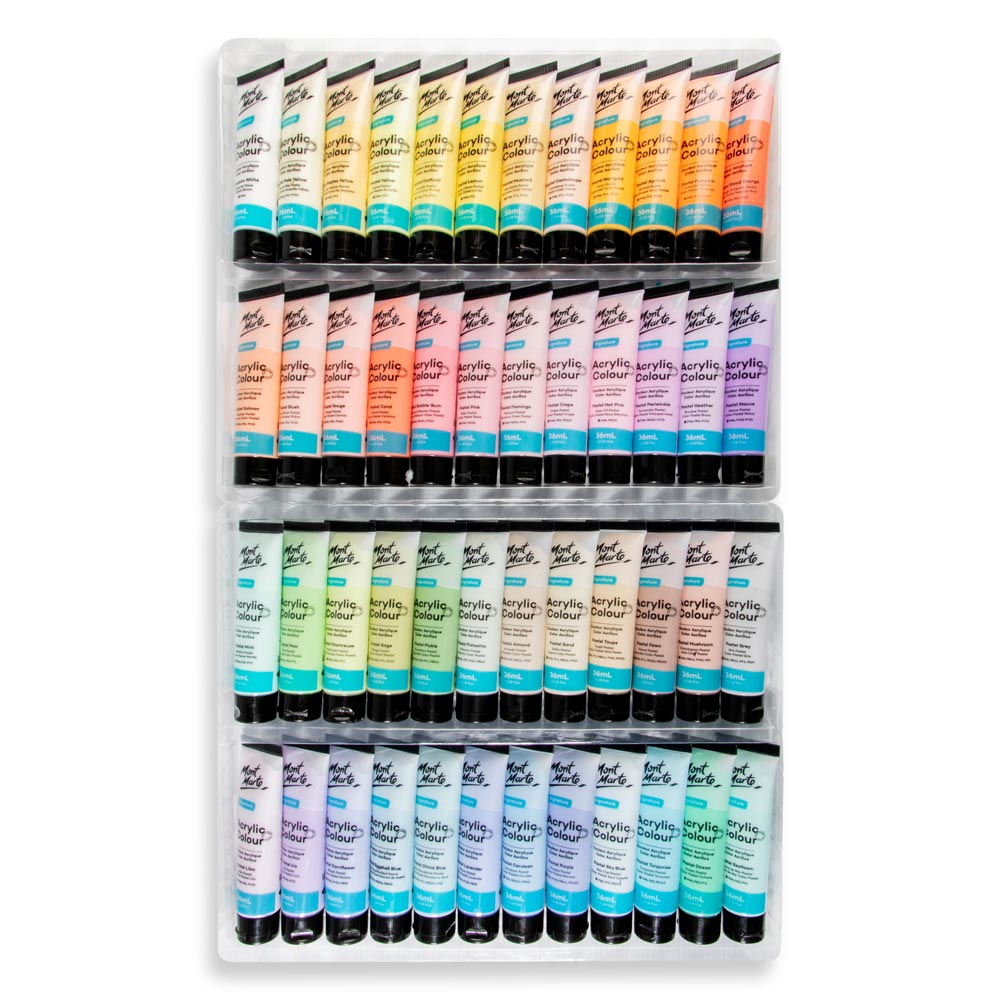 Levin Acrylic Paint Set 48 Colors 36ml, Suitable