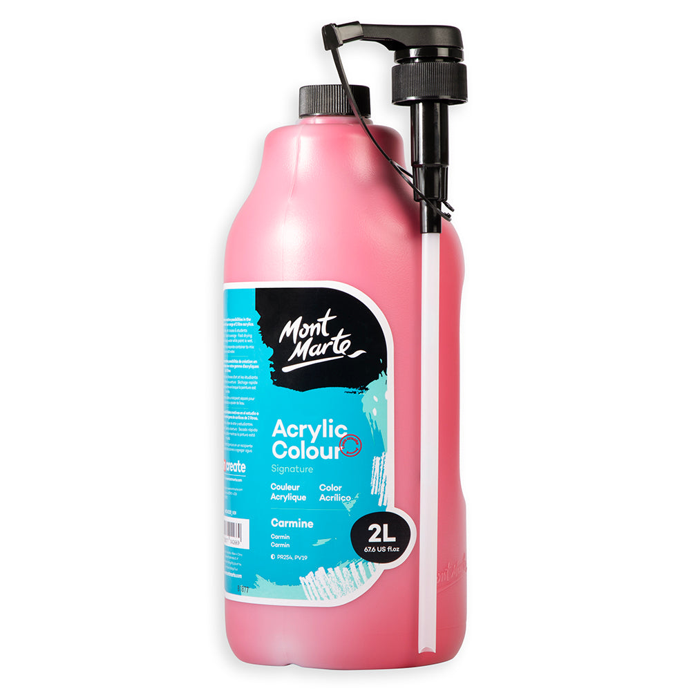 Acrylic Colour Paint Signature 2L (67.6 US fl.oz) Bottle – Carmine