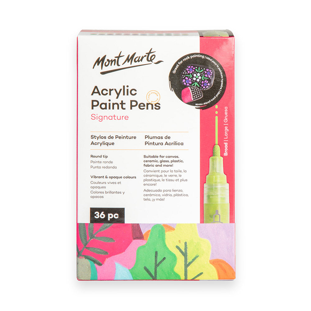 Acrylic Paint Pens Broad Tip Signature 24pc – Mont Marte Global