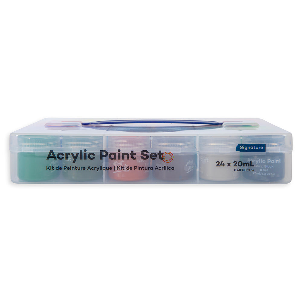 Mont Marte Acrylic Paint Pot Set Signature 24pc x 20ml (0.68 US fl