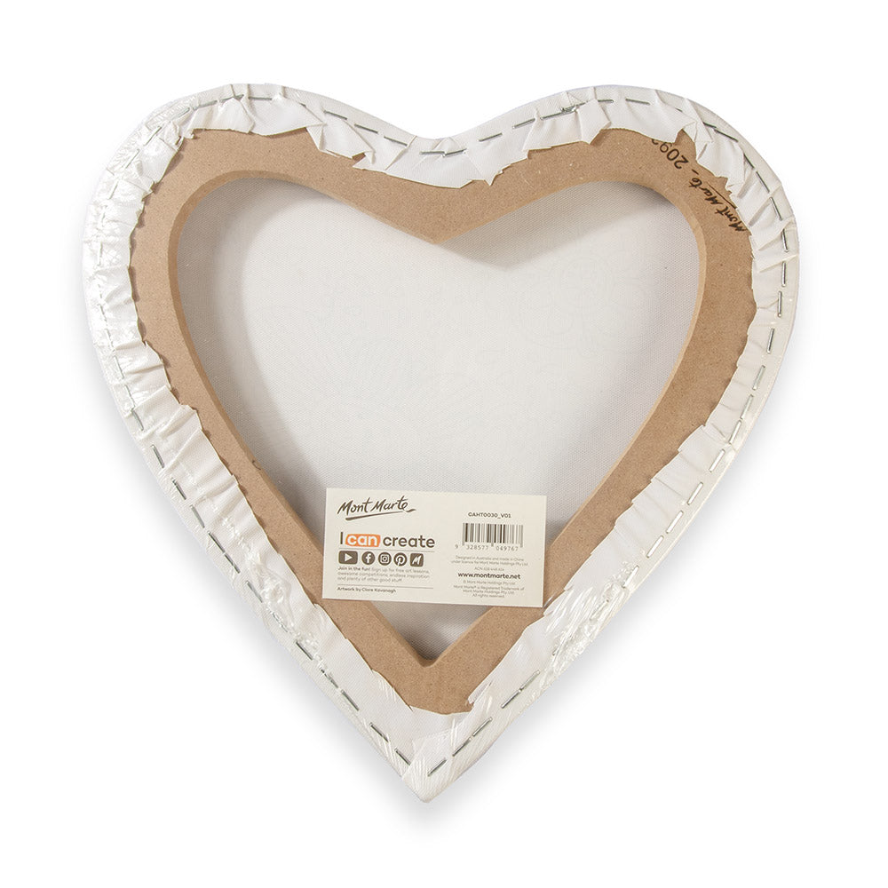Colouring Canvas Heart Signature 30cm (11.8in) - Blooms – Mont