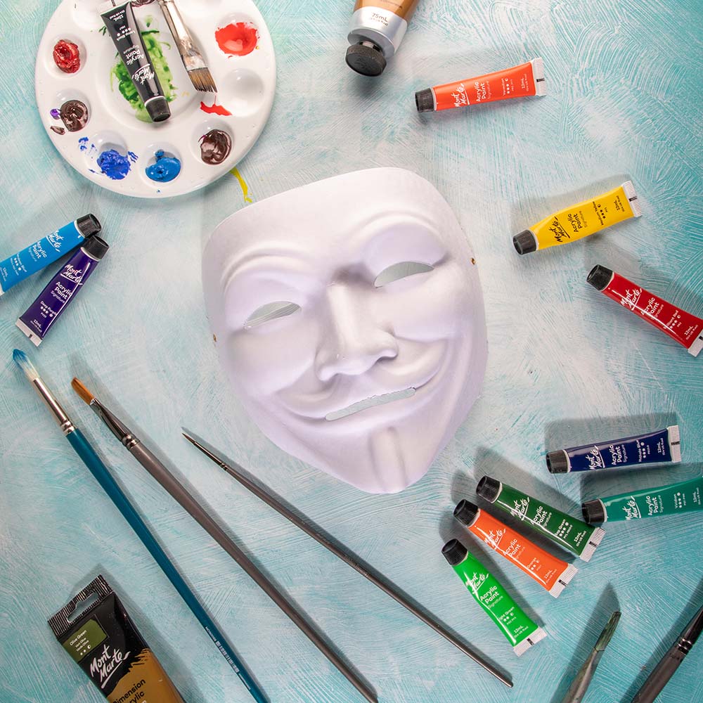 Partymaske Von Partychimp – Bunt, Leicht & Atmungsaktiv – Für Karneval & Feste (Erwachsene)