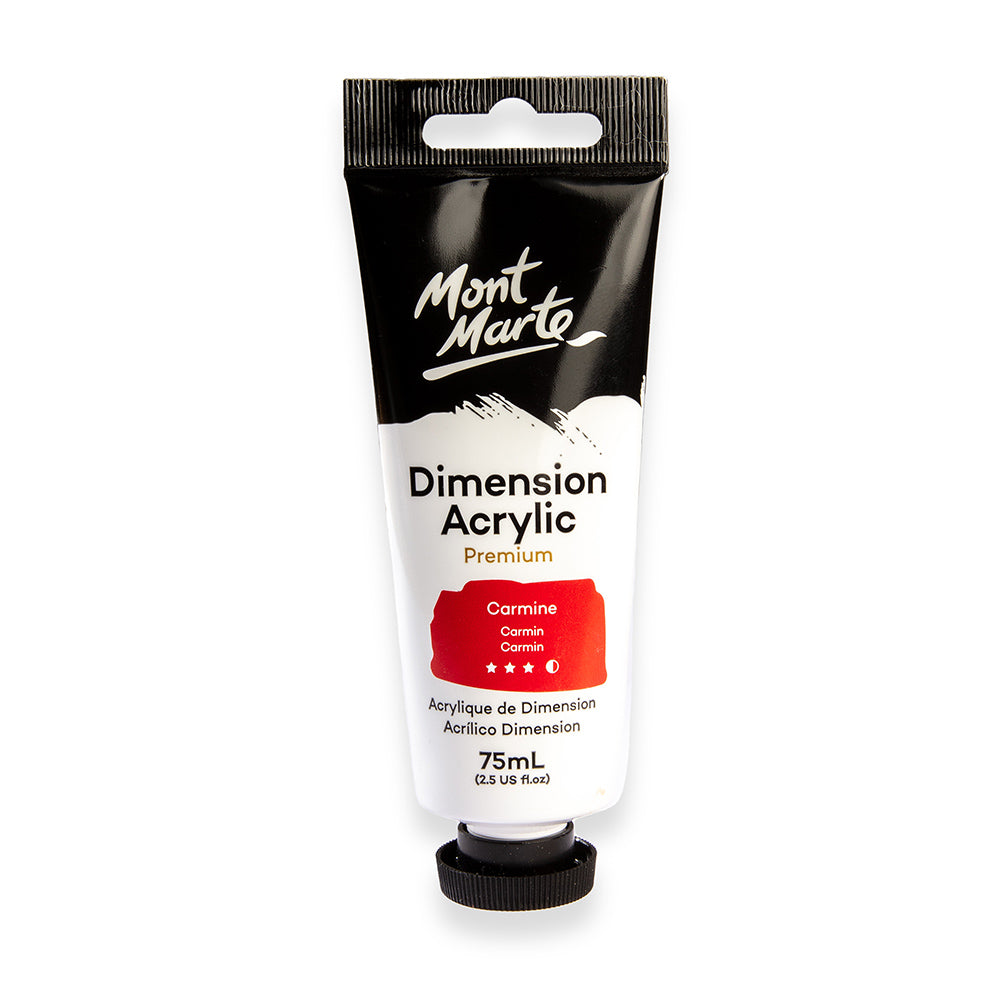 Dimension Acrylic Premium 75ml (2.5 US fl.oz) Tube - Carmine
