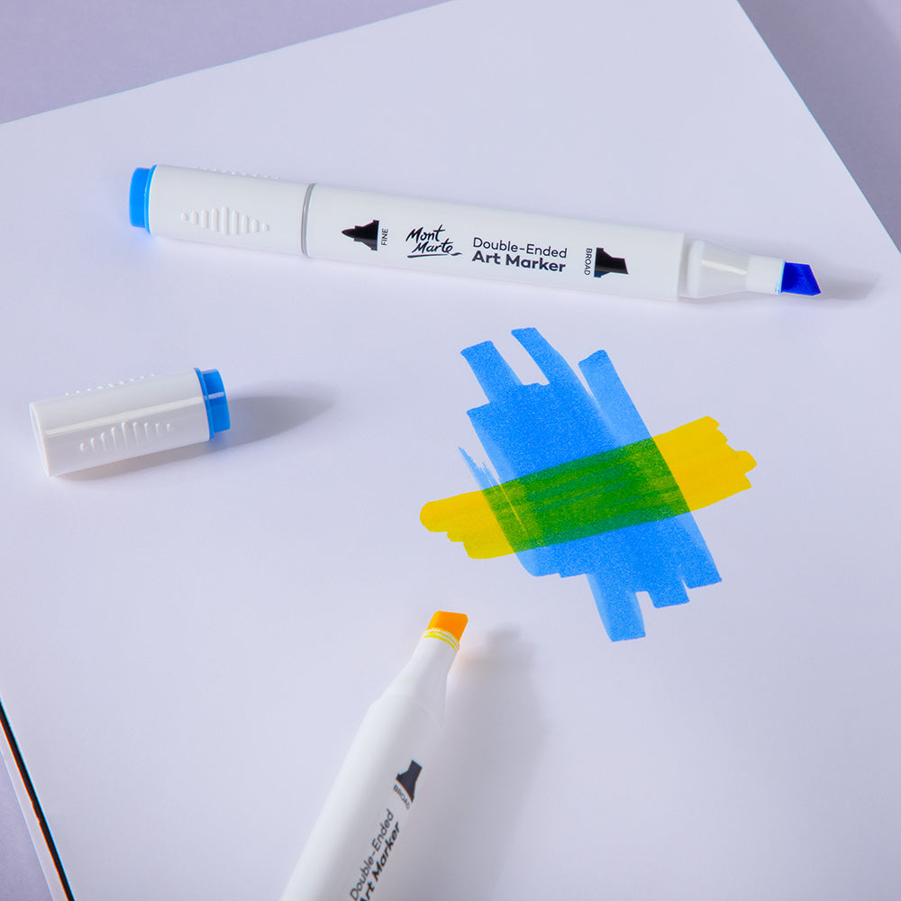 Mont Marte Double-Ended Art Markers in Case Signature 48pc – Mont