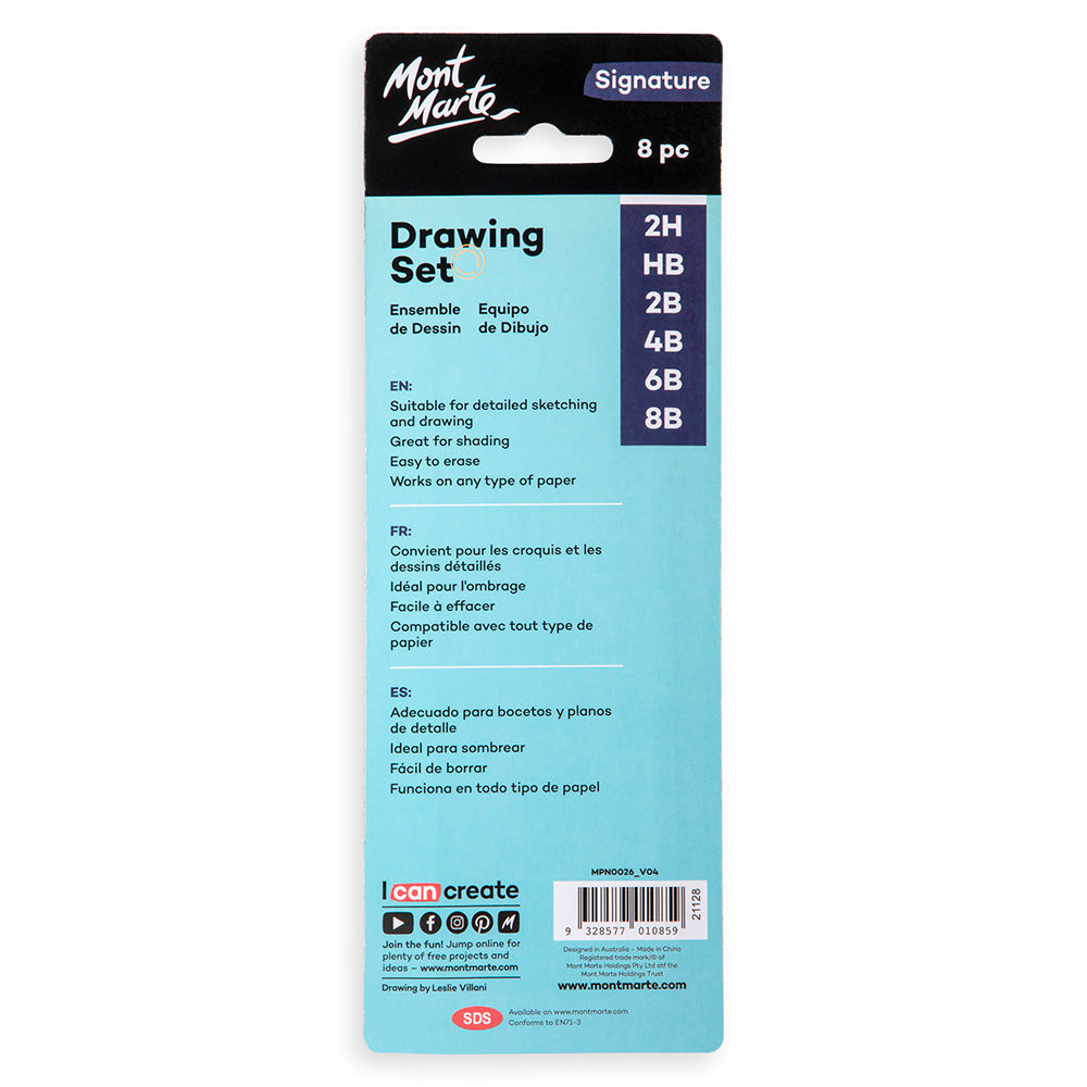 Drawing Set Signature 8pc – Mont Marte Global