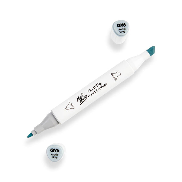 Dual Tip Art Marker Premium - Arctic Grey GY6