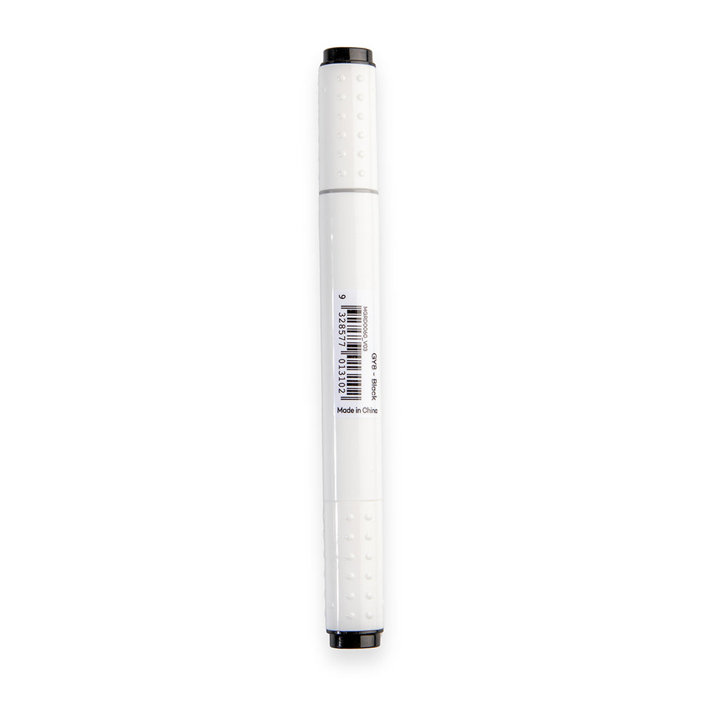 Dual Tip Art Marker Premium - Black GY8 – Mont Marte Global