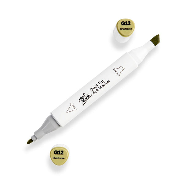 Dual Tip Art Marker Premium - Chartreuse G12