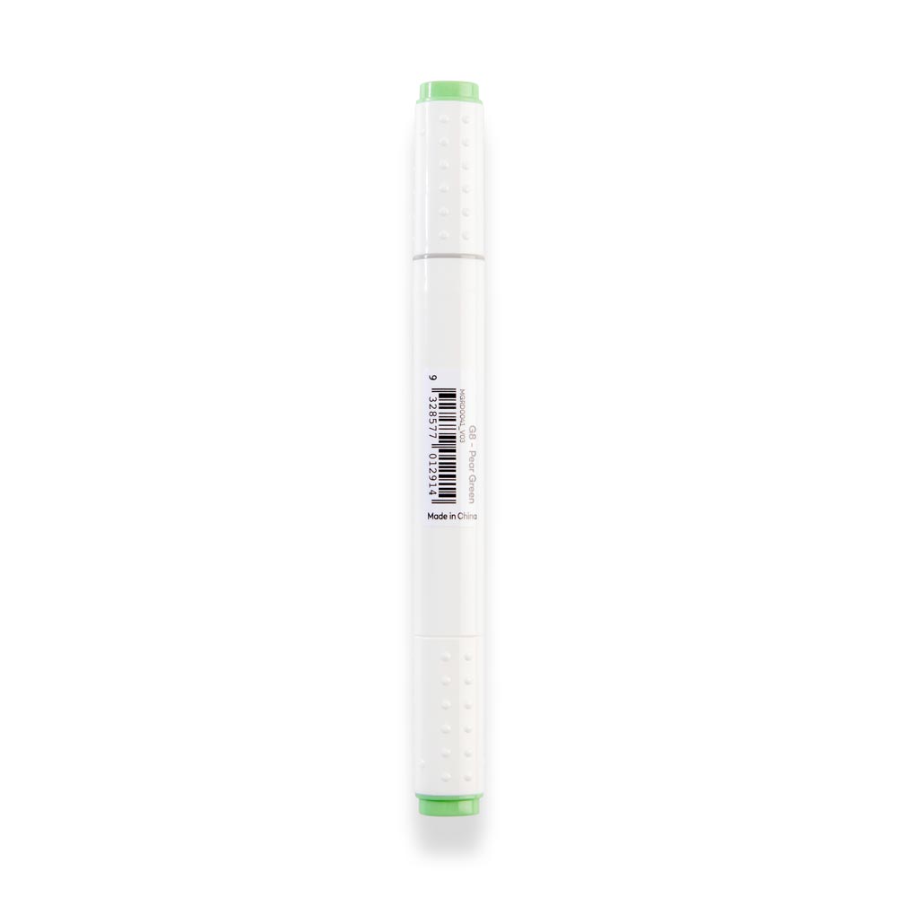 Dual Tip Art Marker Premium - Pear Green G8 – Mont Marte Global