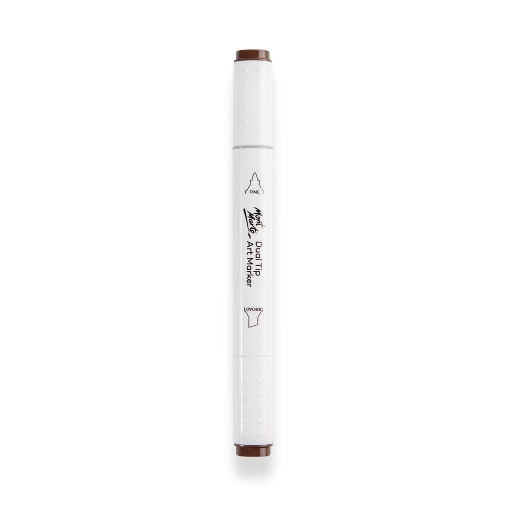 Dual Tip Art Marker Premium - Van Dyke Brown E7 – Mont Marte Global