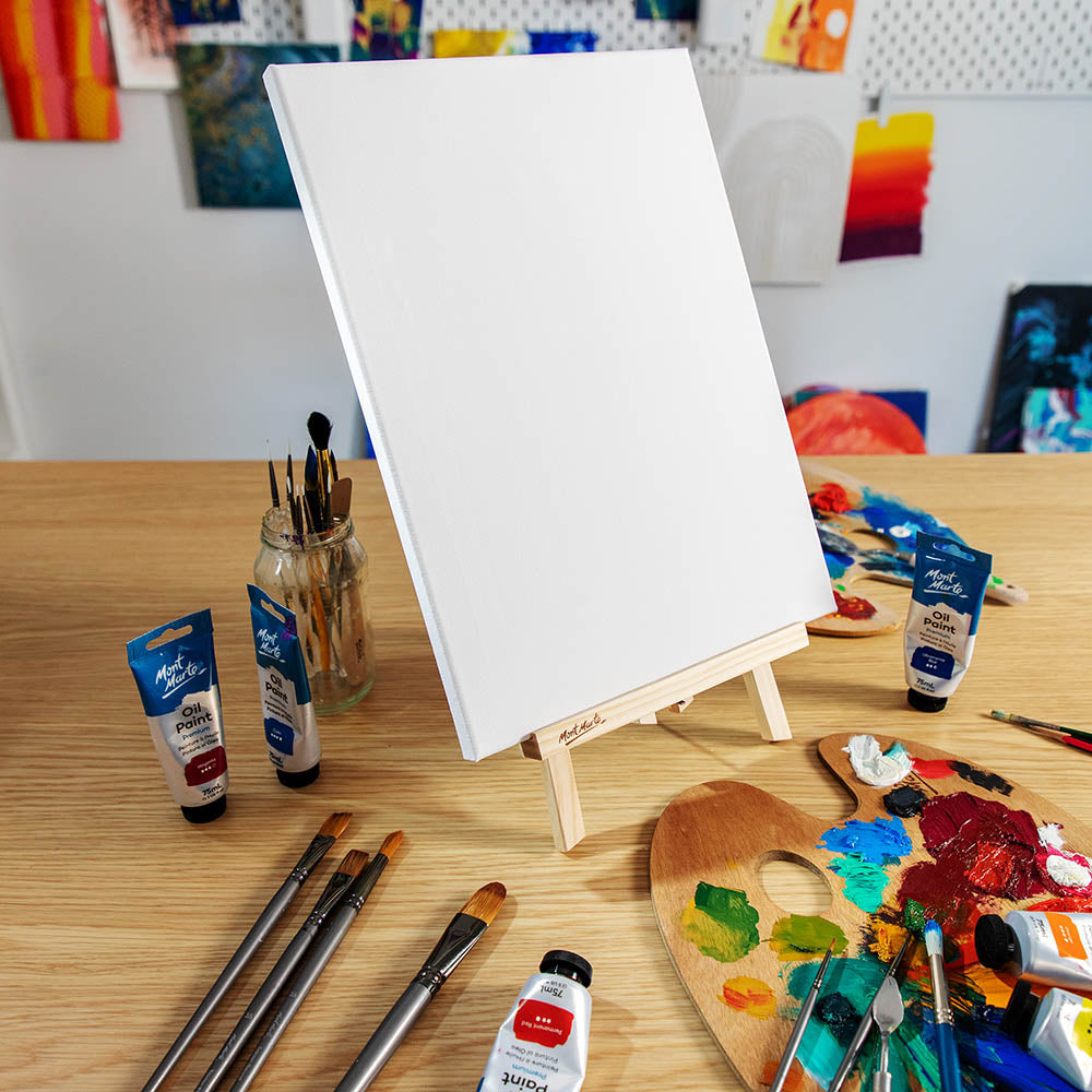 Easel and Canvas Discovery Large 30 x 40cm (11.8 x 15.7in), image size:1000x1000
