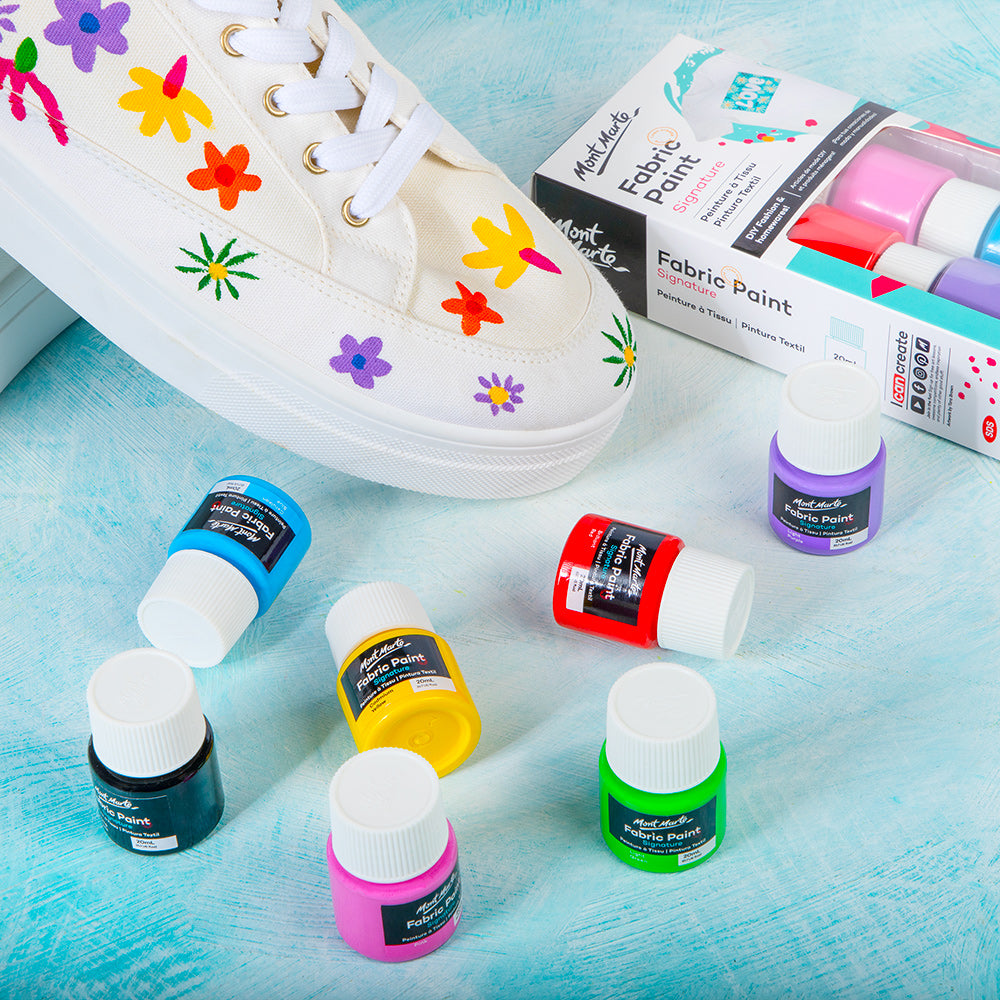 Fabric Paint Set Signature 8pc x 20ml (0.7 US fl.oz) – Mont Marte