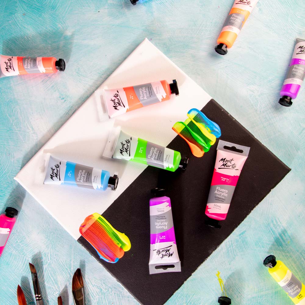 Fluoro Acrylic Paint Premium 50ml (1.7 US fl.oz) Tube