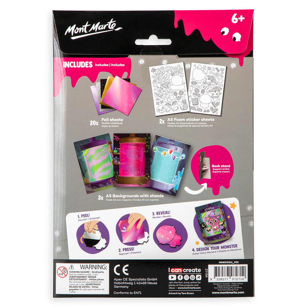 Mont Marte Foil Creations - Monster Lab 25pc - Enchanted – Mont
