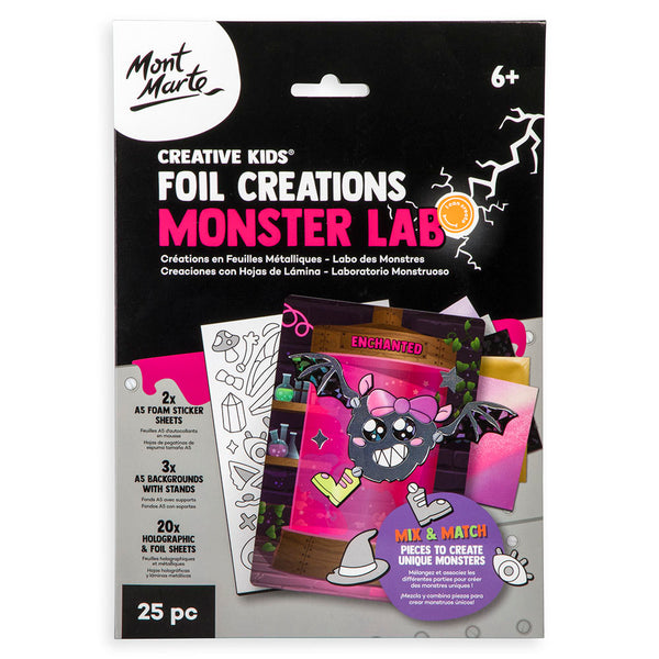 Mont Marte Foil Creations - Monster Lab 25pc - Enchanted – Mont