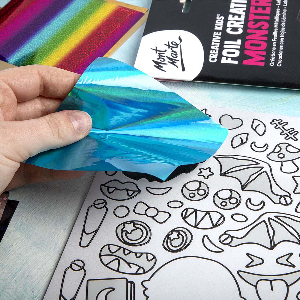 フェスマスモンスター Mont Marte Foil Creations - Monster Lab 25pc - Enchanted – Mont