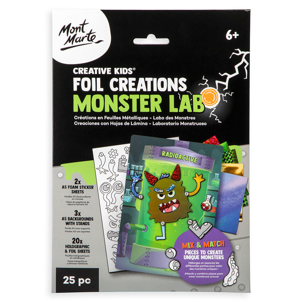Mont Marte Foil Creations - Monster Lab 25pc - Enchanted – Mont