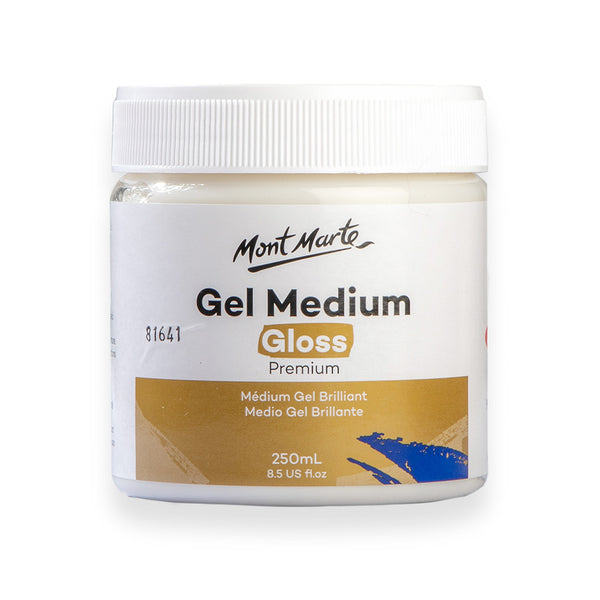 Gel Medium Gloss Premium 250ml (8.5 US fl.oz) – Mont Marte Global