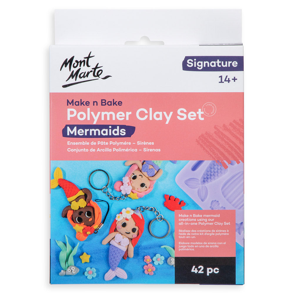 Polymer Clay Set 42pc Signature - Mermaids