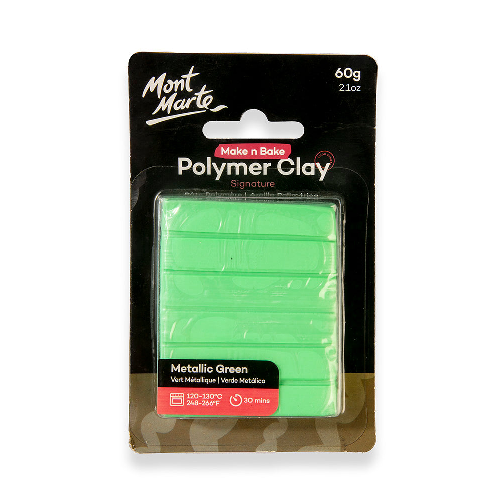 Make n Bake Polymer Clay Signature 60g (2.1oz) - Metallic Green