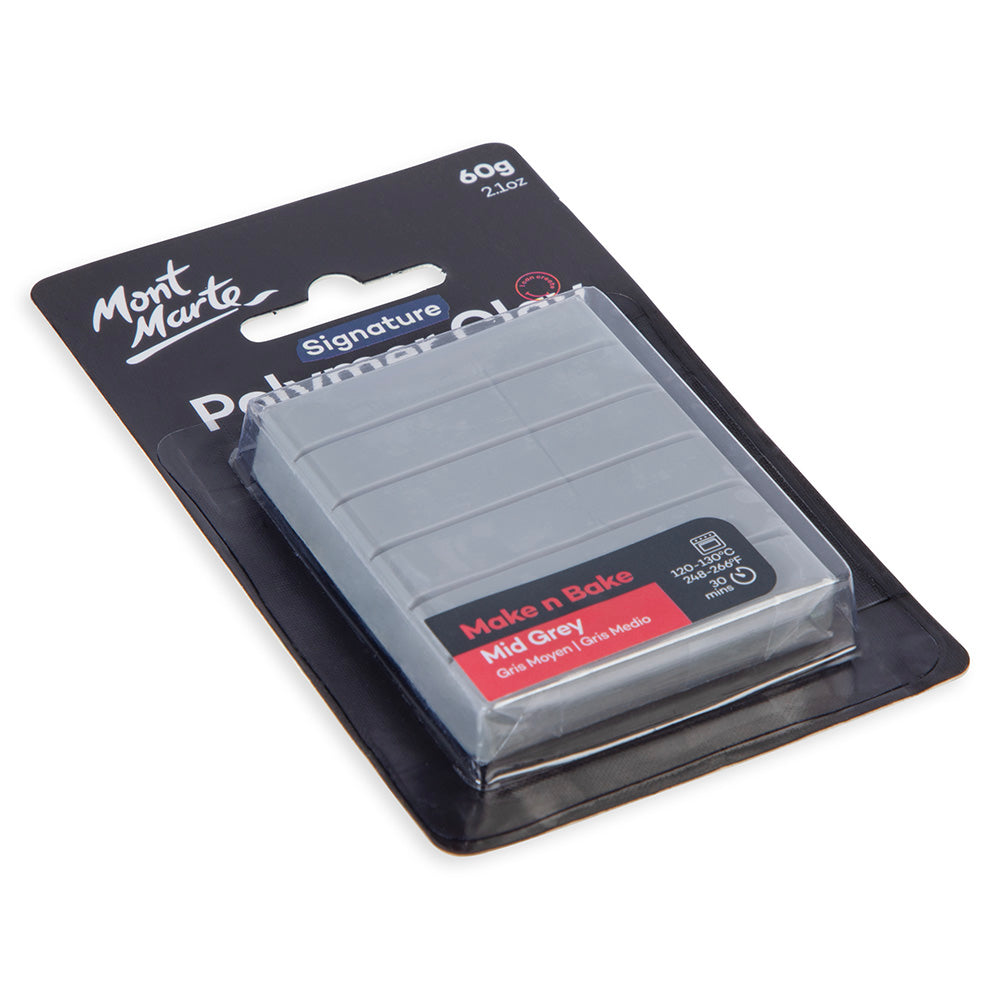 【新品未使用】NIGELLE BOLD MAKE CLAY n 2点＋おまけ Make n Bake Polymer Clay Signature 60g (2.1oz) - Mid Grey – Mont