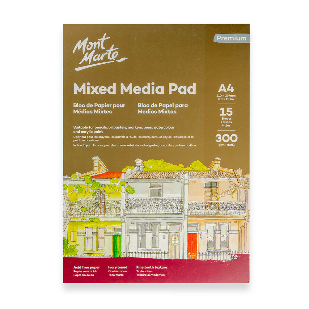 Card Deco Mixed Media Pad A4 (CDEPB002 Card Deco Mixed Media Pad A4 (CDEPB002