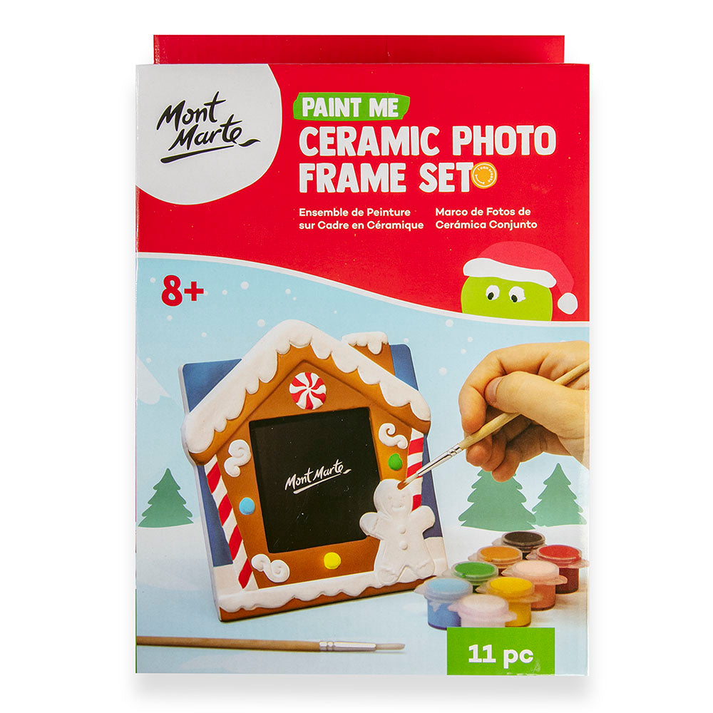 Paint Me Ceramic Photo Frame Set 11pc - Gingerbread – Mont Marte