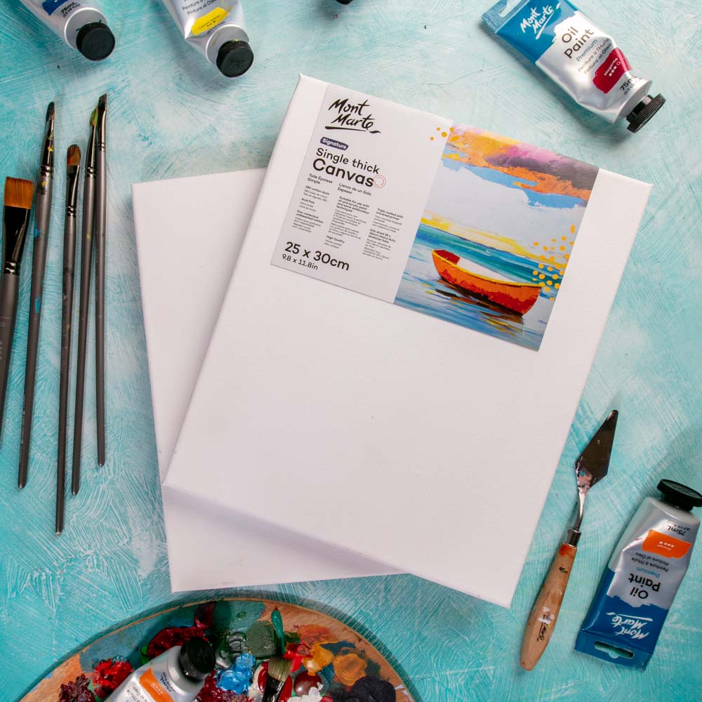 Mont Marte Single Thick Canvas Signature 25 x 30cm (9.8 x 11.8in