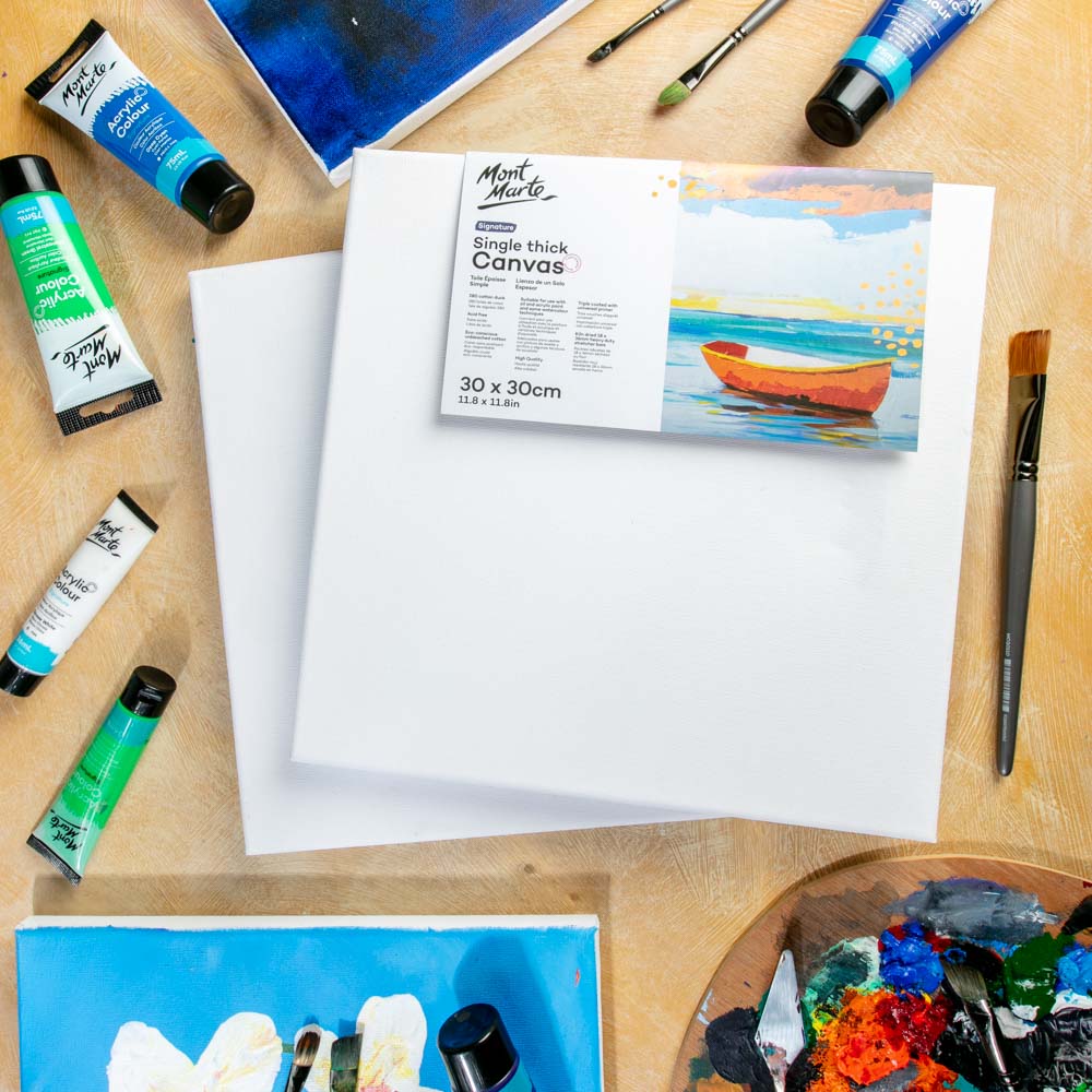 Mont Marte Single Thick Canvas Signature 30 x 30cm (11.8 x 11.8in