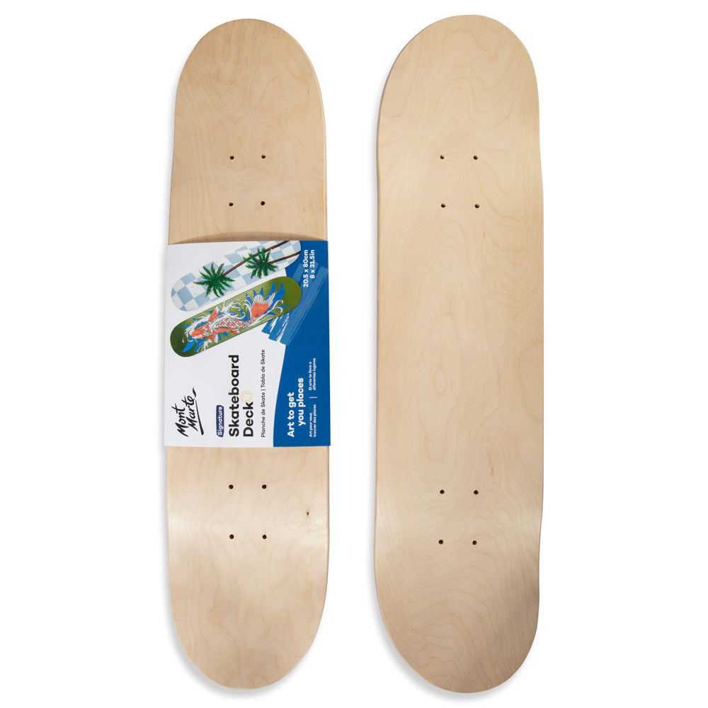 Planche De Skate Personnalisée, Peinte à La Main Et Vernie à La Résine – Parfaite Pour Rider Ou Décorer !