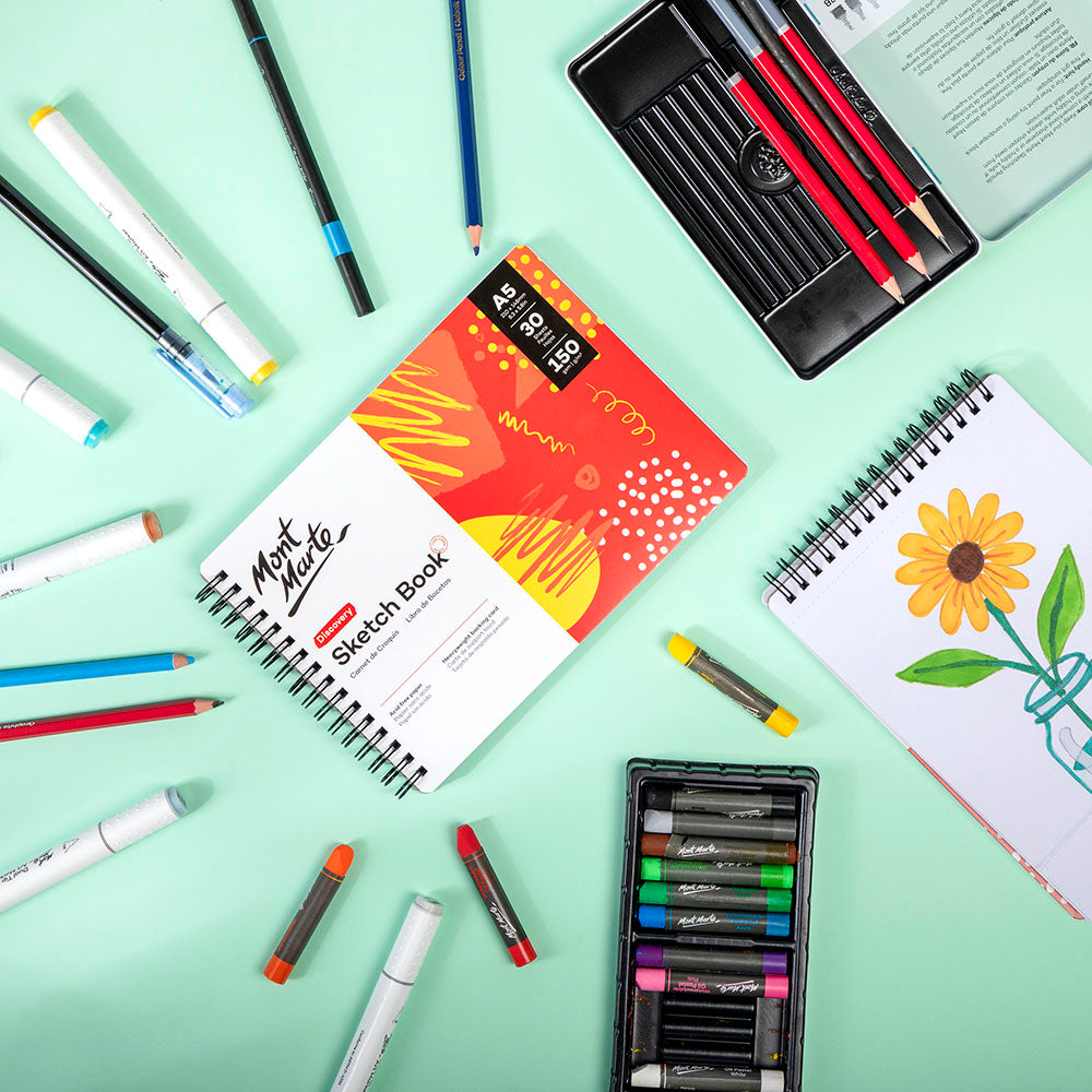 Sketch Book Discovery A5 (5.8 x 8.3in) 30 Sheets 150gsm – Mont