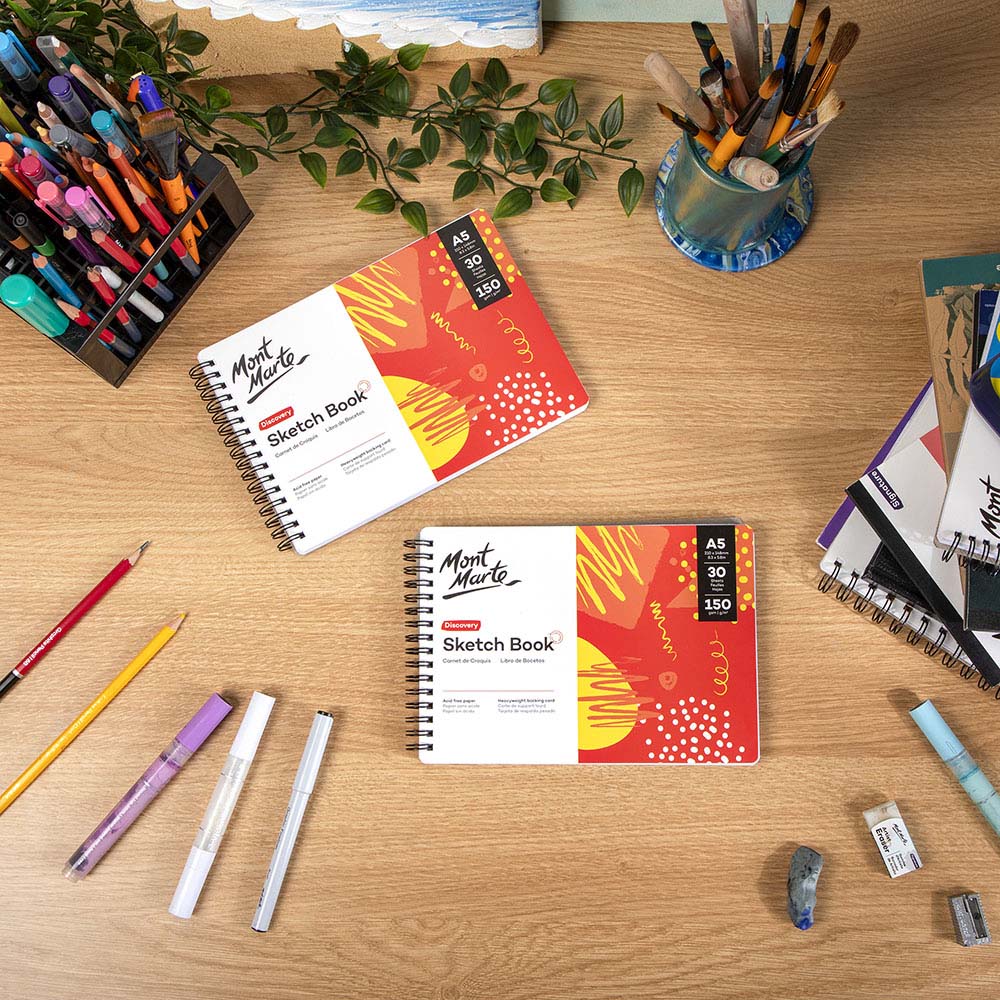Sketch Book Discovery A5 (5.8 x 8.3in) 30 Sheets 150gsm – Mont