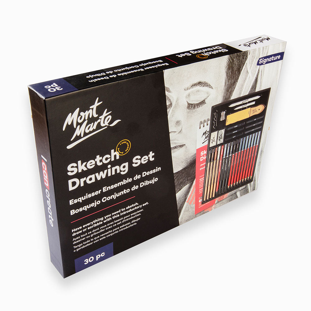 Mont Marte Sketch Drawing Set Signature 30pc – Mont Marte Global