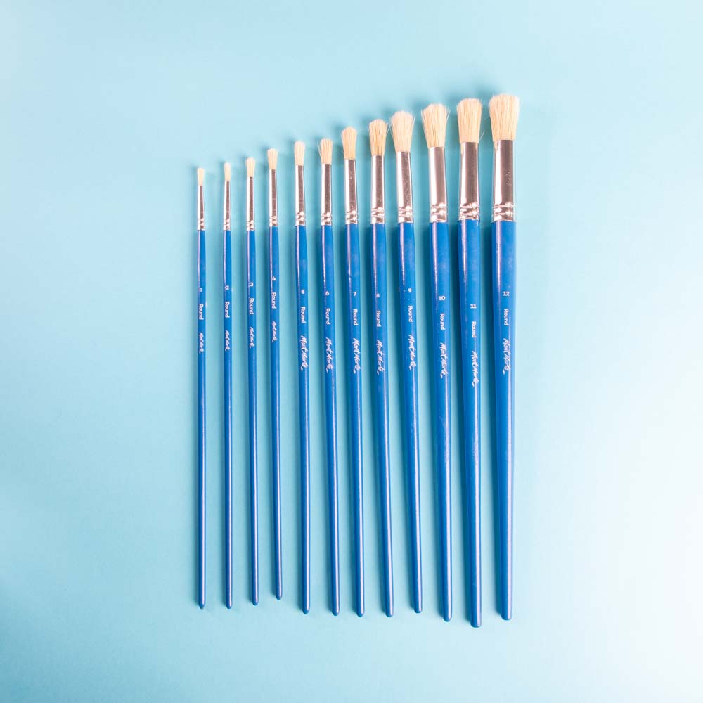 Studio Artist Brushes 12pce Round 1-12 – Mont Marte Global