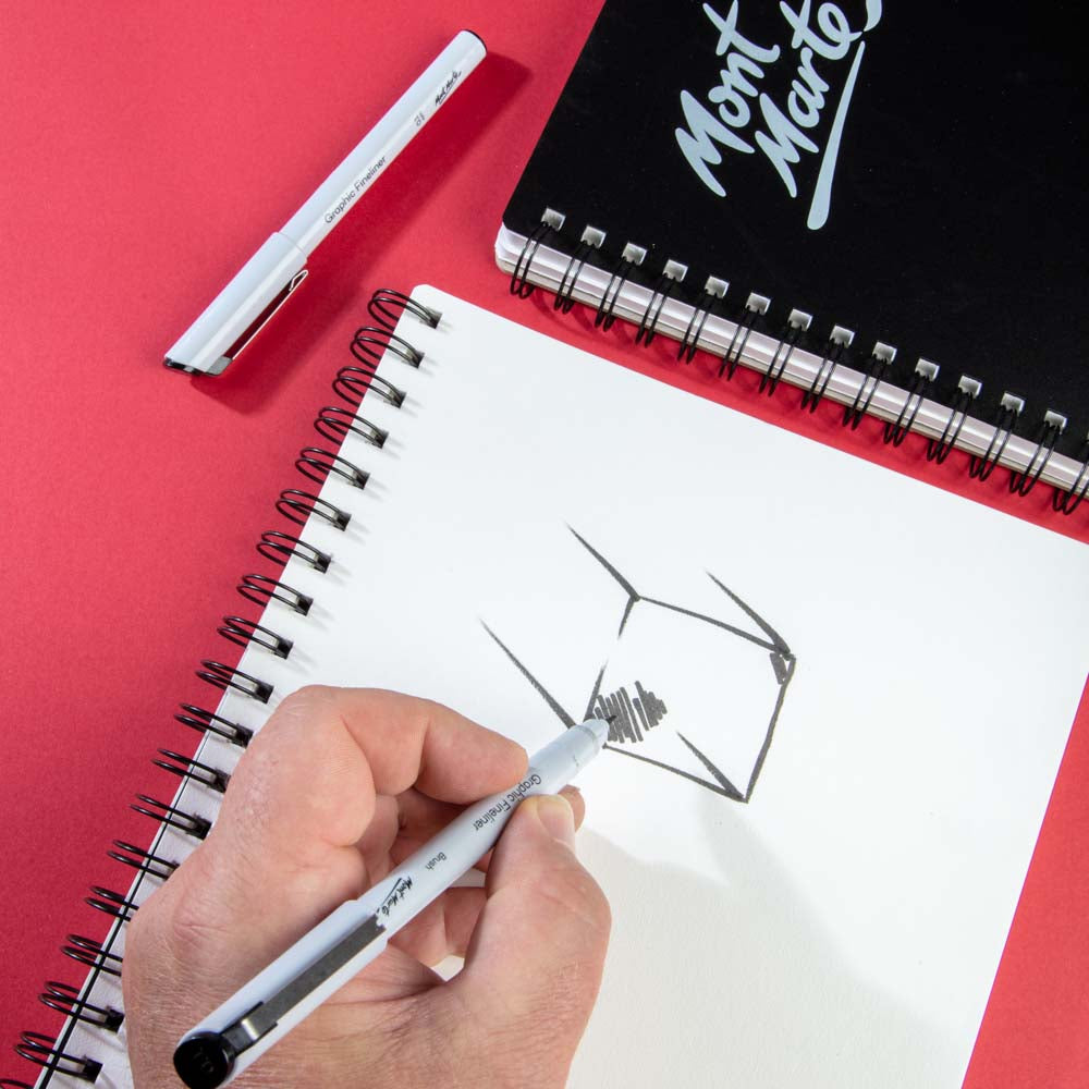 Visual Art Diary Signature 110gsm A4 120 Page – Mont Marte Global