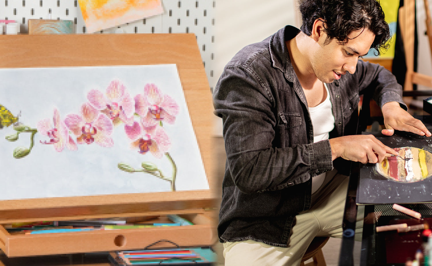 <p>Step up your<br/><strong>creative station</strong></p>
